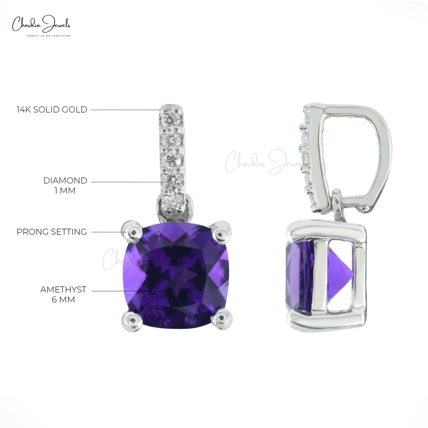 Diamond Bar Pendant