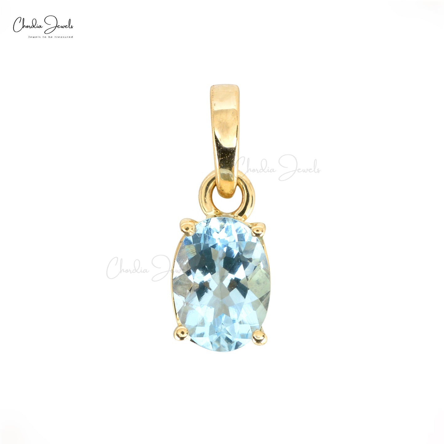 Aquamarine Gemstone Pendant