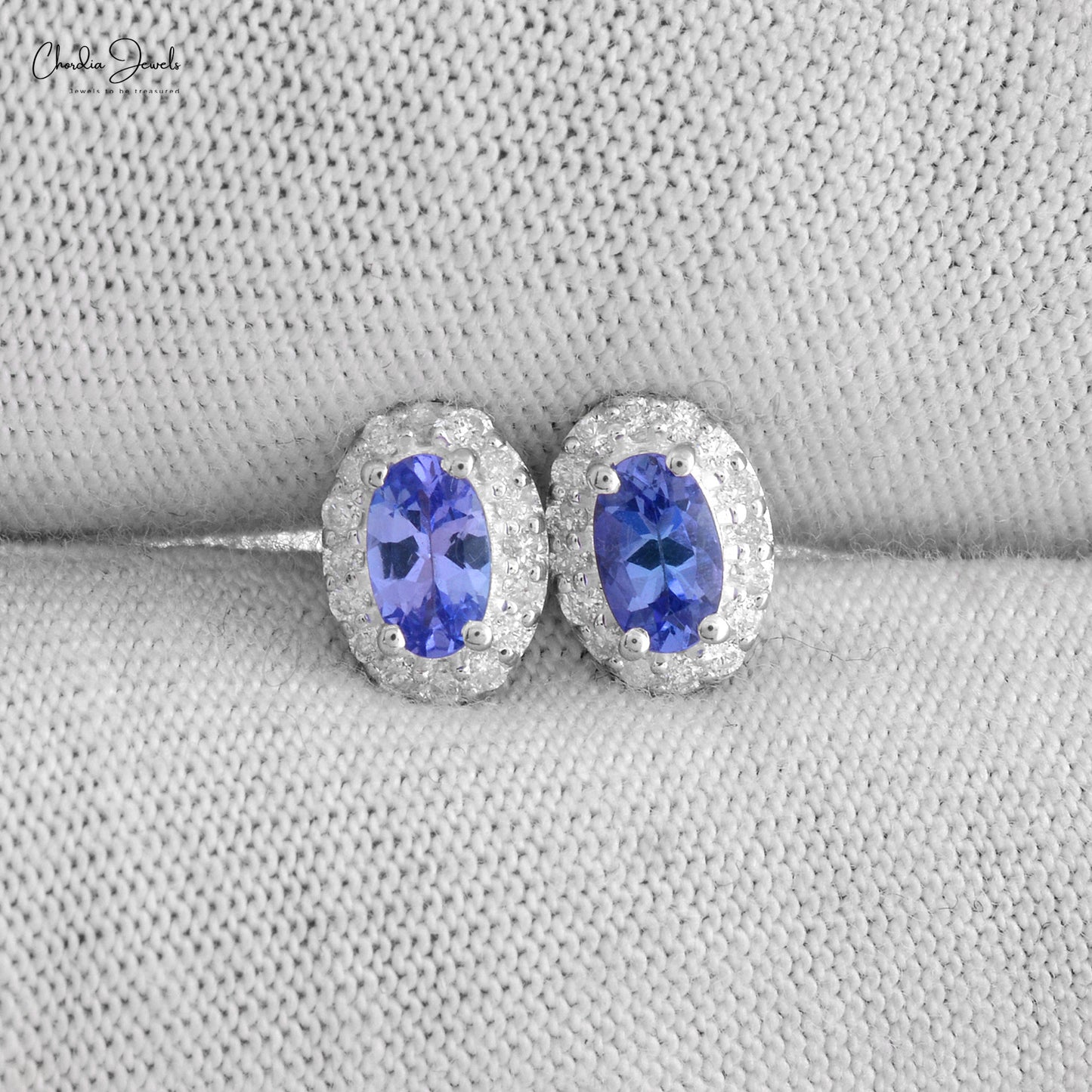 Prong Set Gemstone Studs