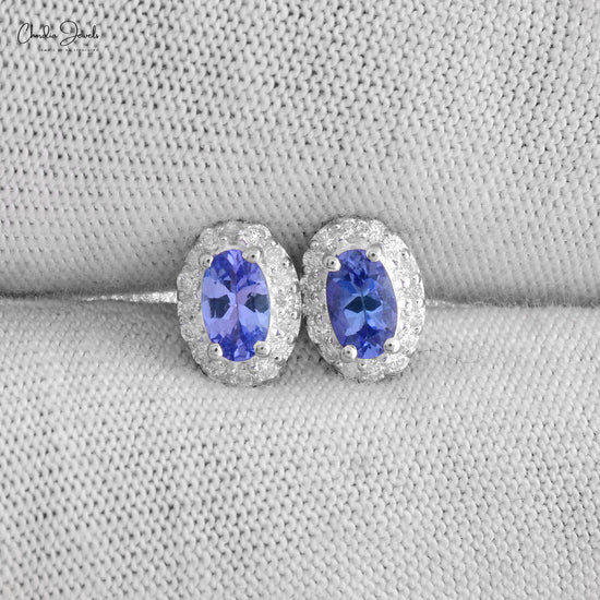 Prong Set Gemstone Studs