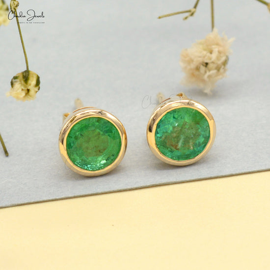 Real Emerald Earrings