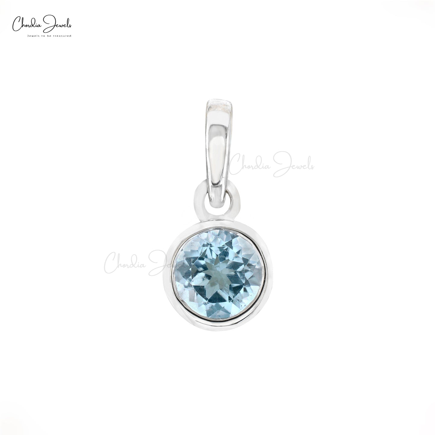 14k White Gold Pendant