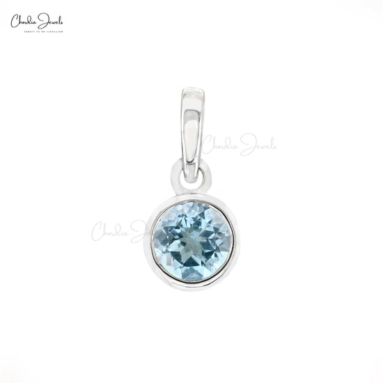 Aquamarine Gemstone Pendant