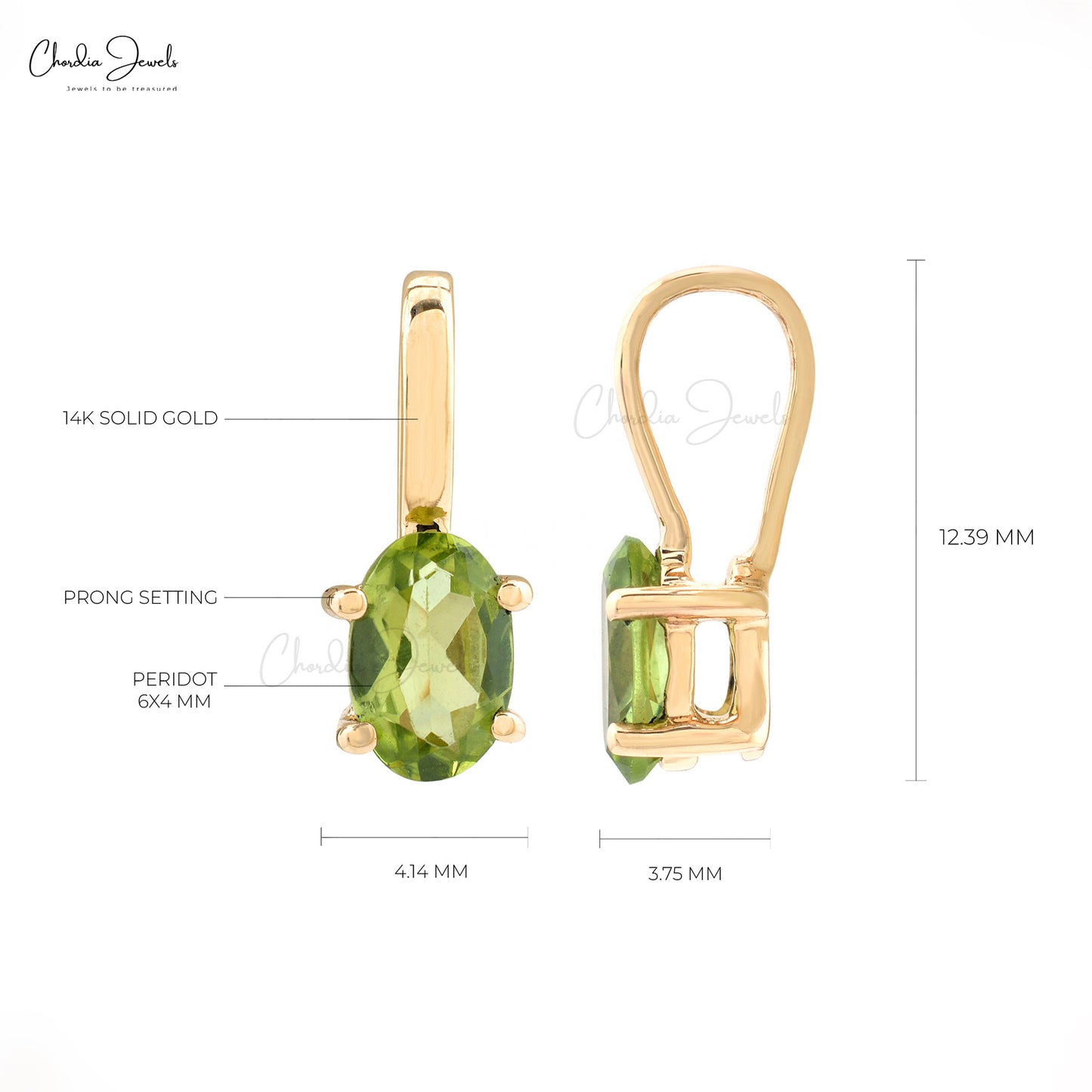 Peridot Gemstone Pendant