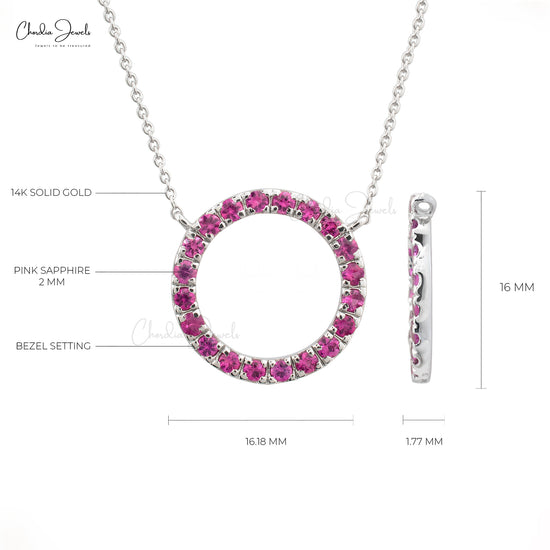Authentic Pink Sapphire Pendant