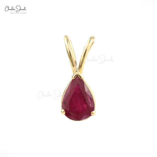 Natural Ruby Pendants