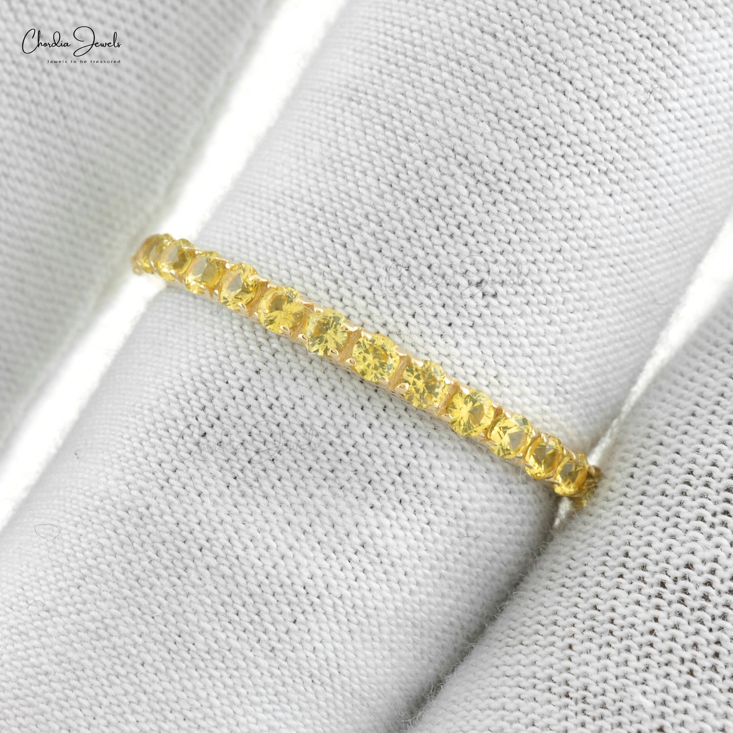 Yellow Sapphire Party Wear Precious Stone Bracelet BST-441-CT at Rs  8390/piece in Jaipur