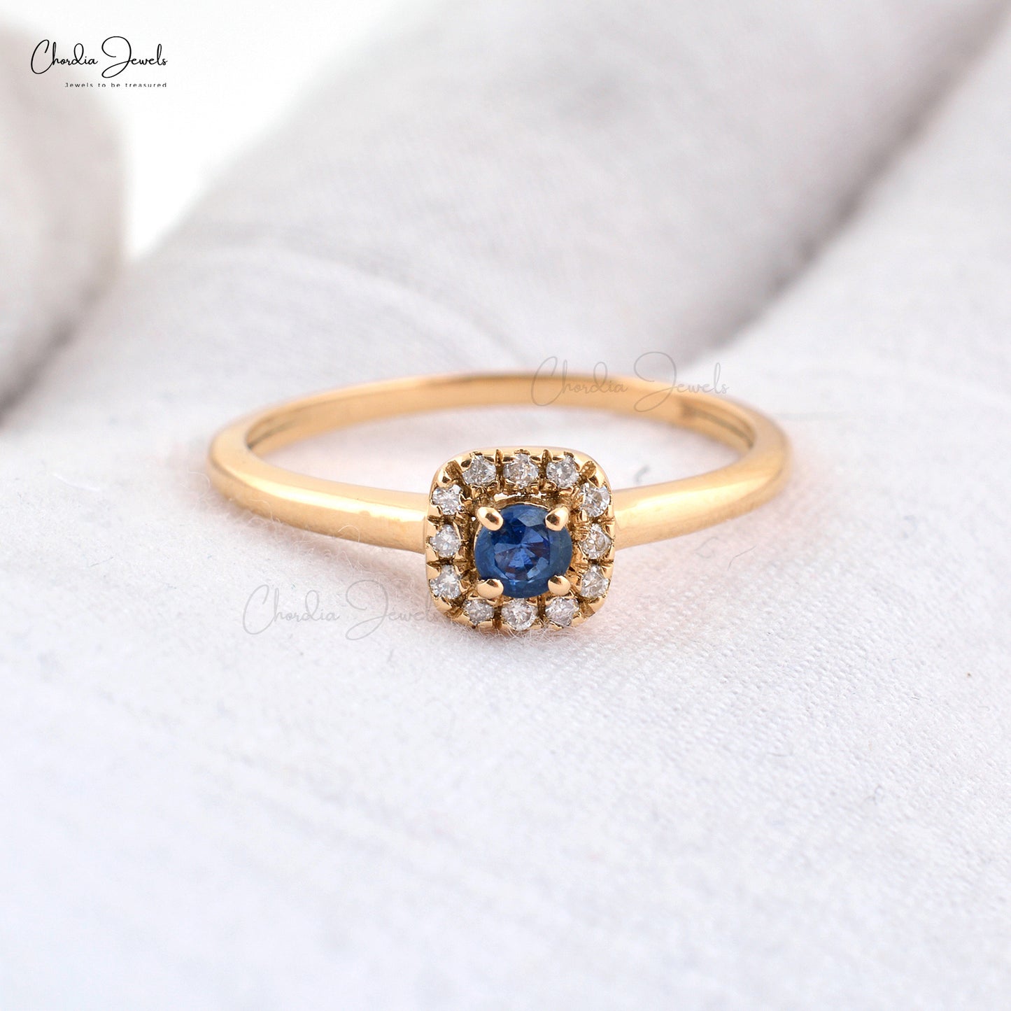 Vintage 14K Yellow Gold Oval Cut Blue Sapphire Ring - Timekeepersclayton