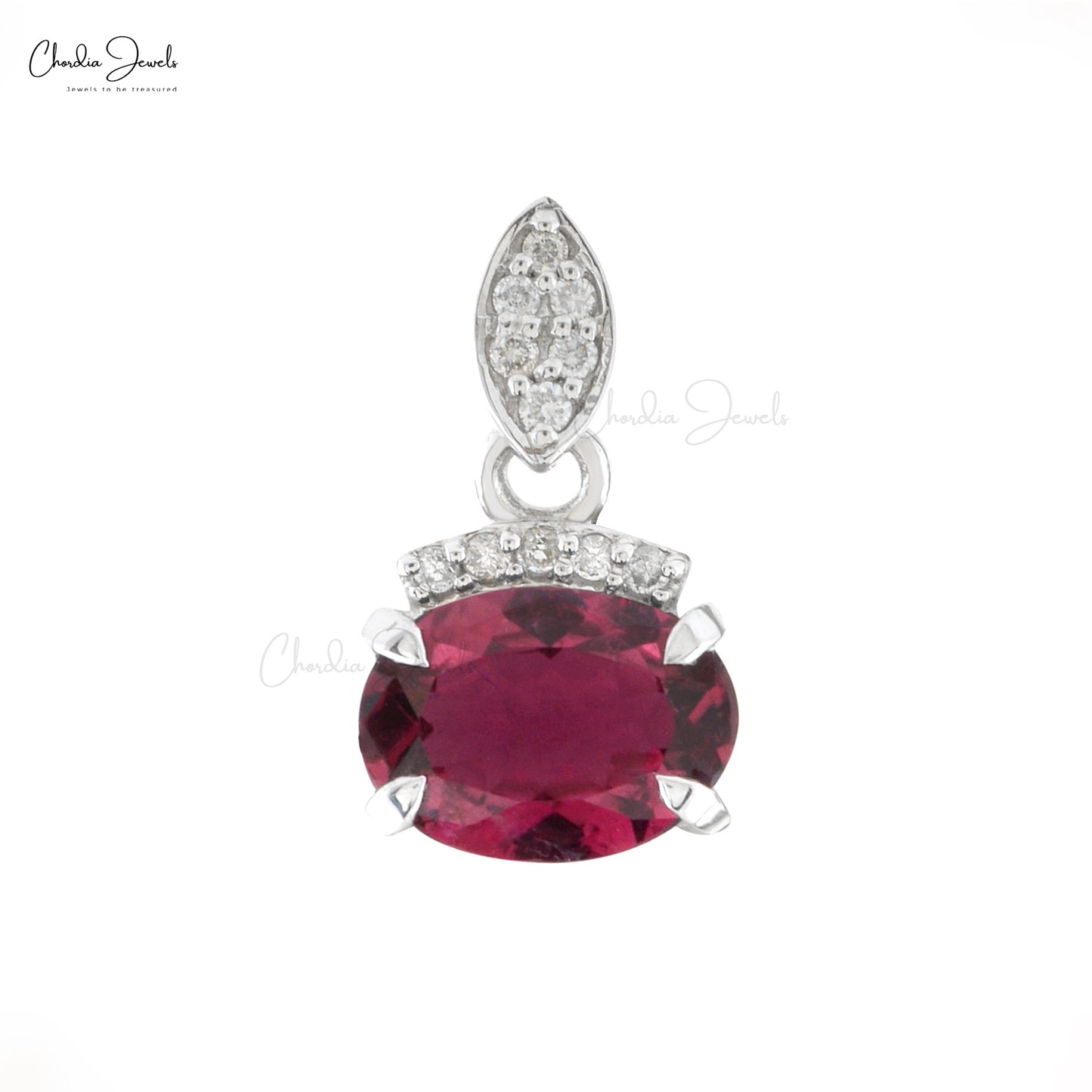 Rhodolite Garnet Dianty Pendants