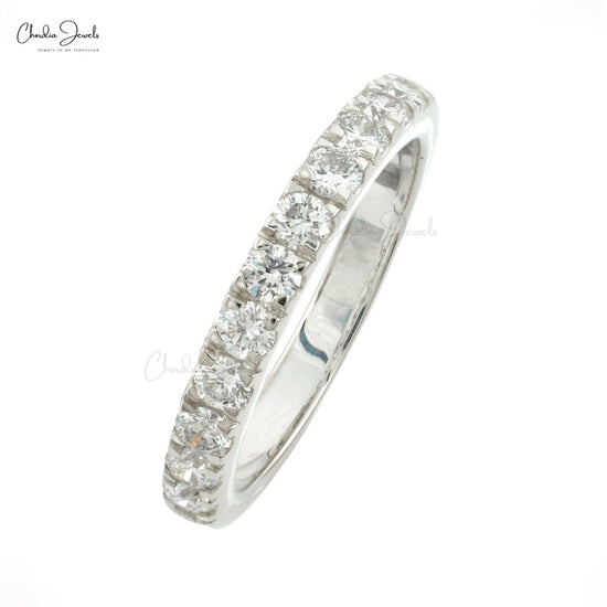 0.52 Carat SI/GH Quality White Diamond Anniversary Eternity Band - Chordia Jewels