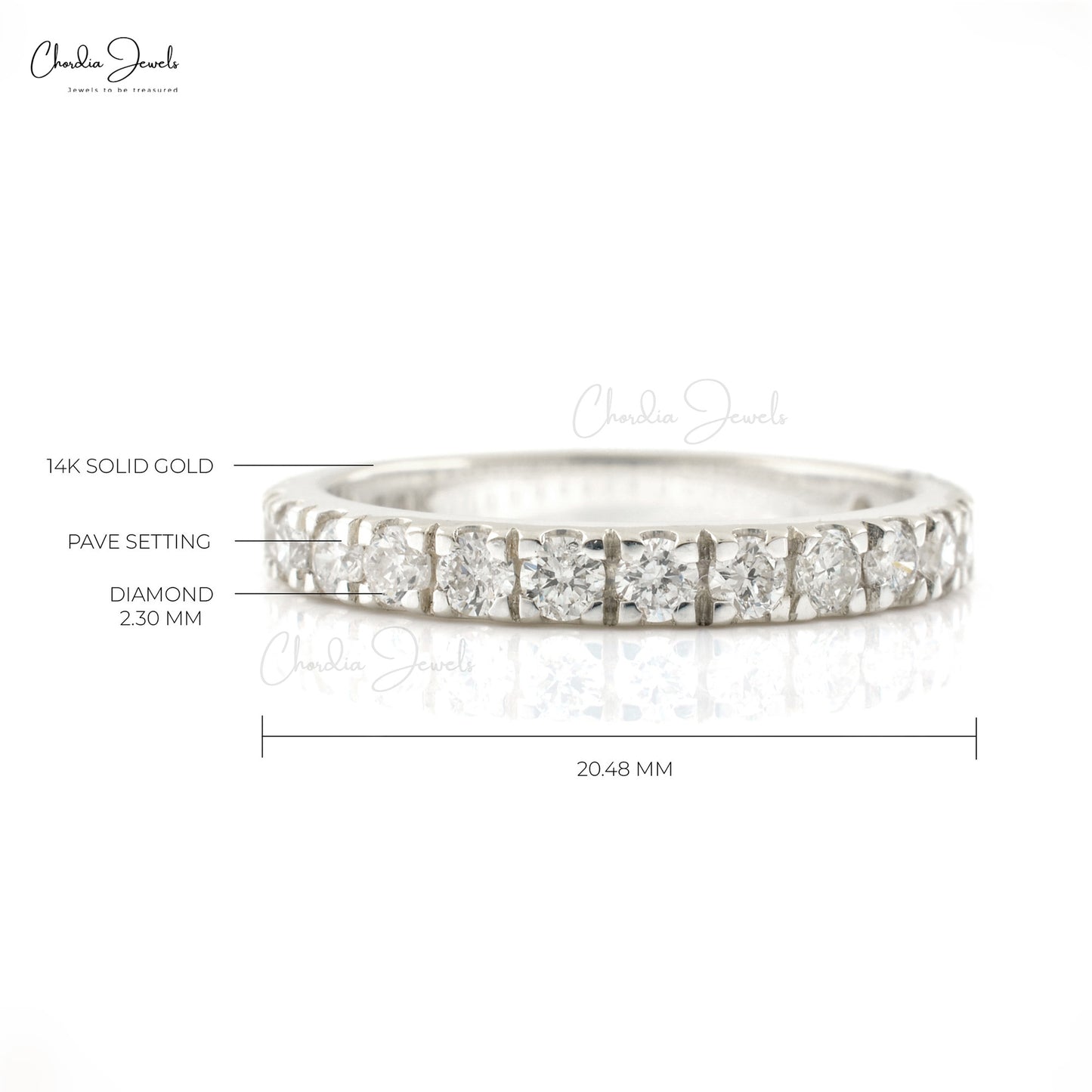 Pave Set Engagement Ring
