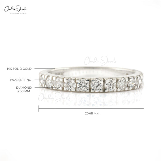 Load image into Gallery viewer, 0.78 Carat SI/H-I Quality White Diamond Half Eternity Band
