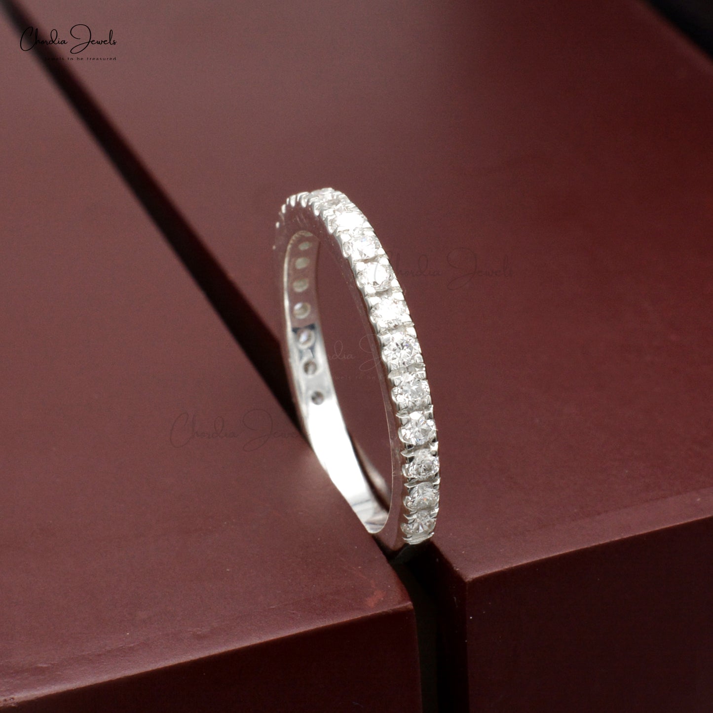 white diamond ring