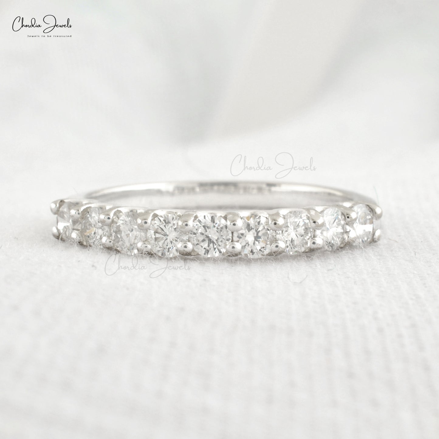 WHITE DIAMOND STACKABLE RING