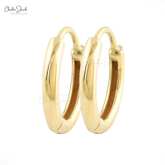 Plain Gold Earrings