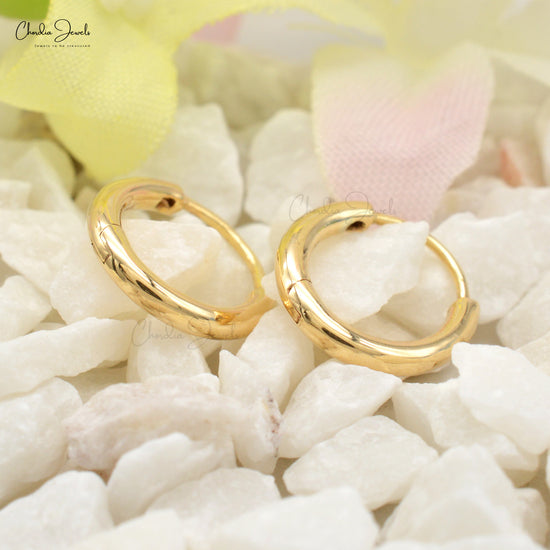 Buy Our Real 14k Gold Hoops Earrings For Women Chordia Jewels