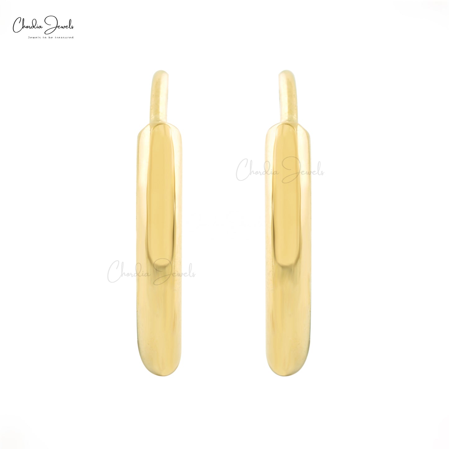 Load image into Gallery viewer, New Style Hoop Earrings 14K Pure Yellow Gold Women Huggies Earrings Hoops Ladies Fashion Jewelry Valentine&amp;#39;s Day Gift For Beloved
