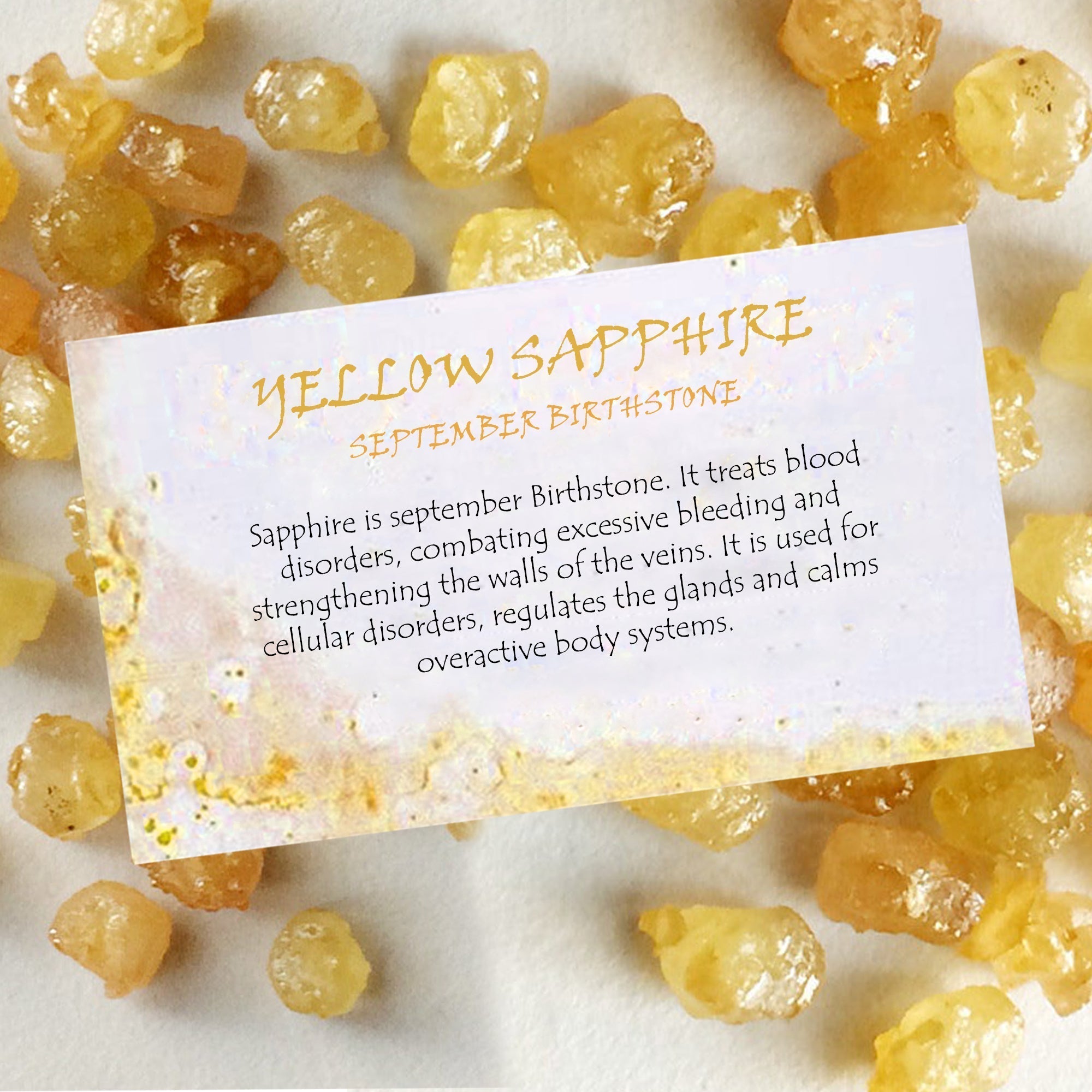 Yellow sapphire birthstone cheap