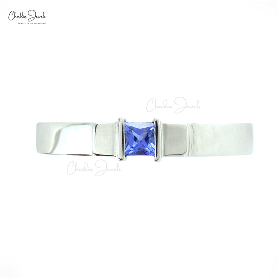 Tanzanite Gemstone Silver Ring Handmade Ring