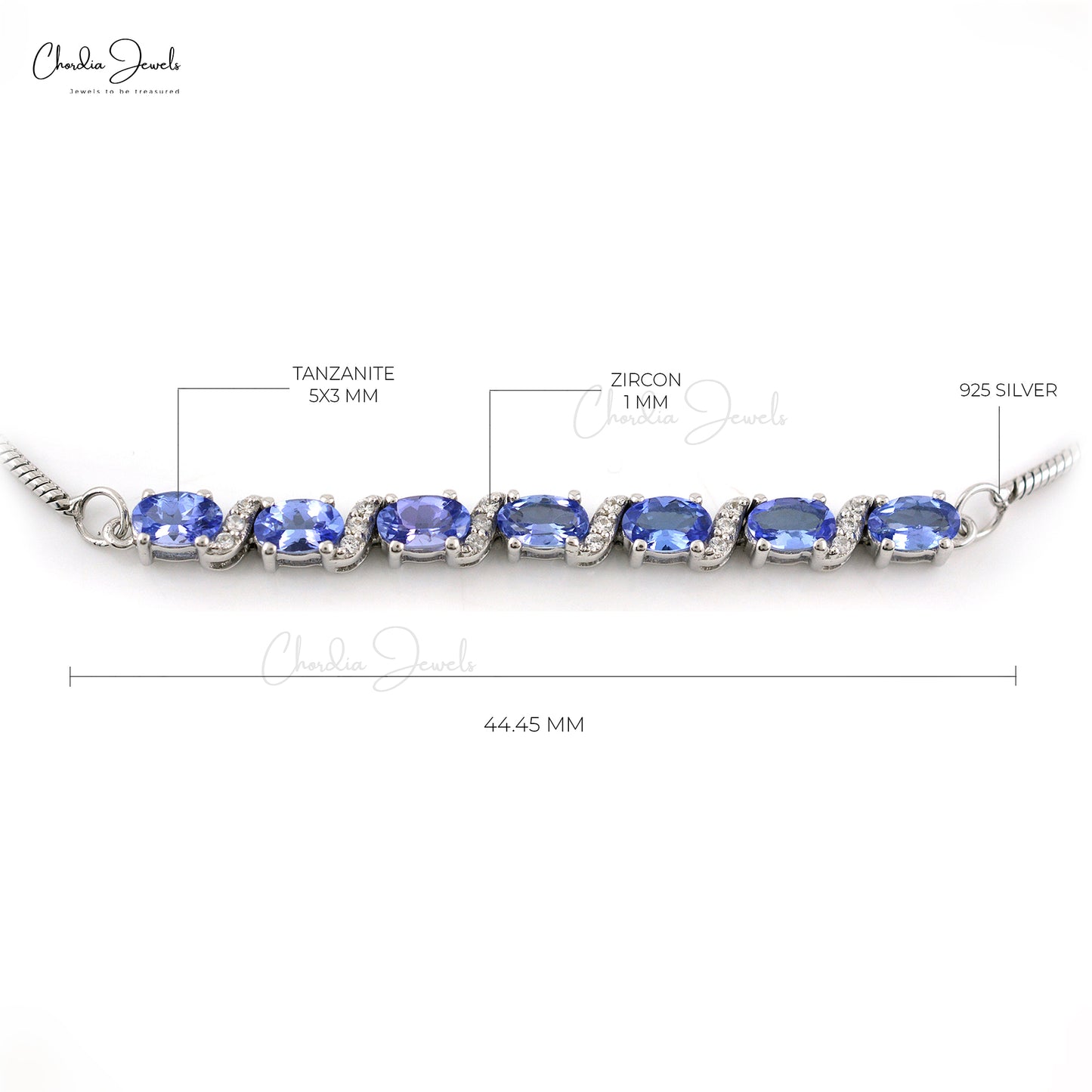 100% Natural Tanzanite Oval Cut Gemstone Bracelet 925 Sterling Silver Jewelry Top Wholesaler Jewelry At Discount Price
