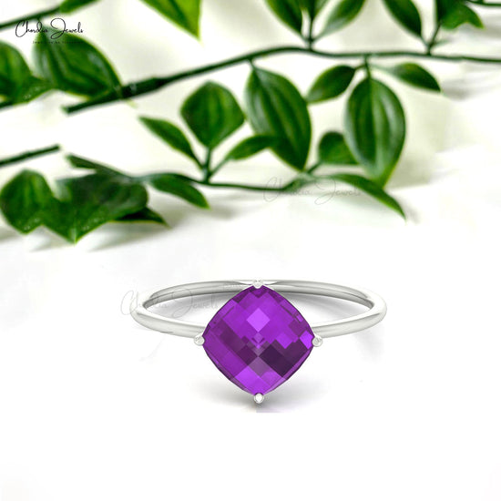 14k gold amethyst ring