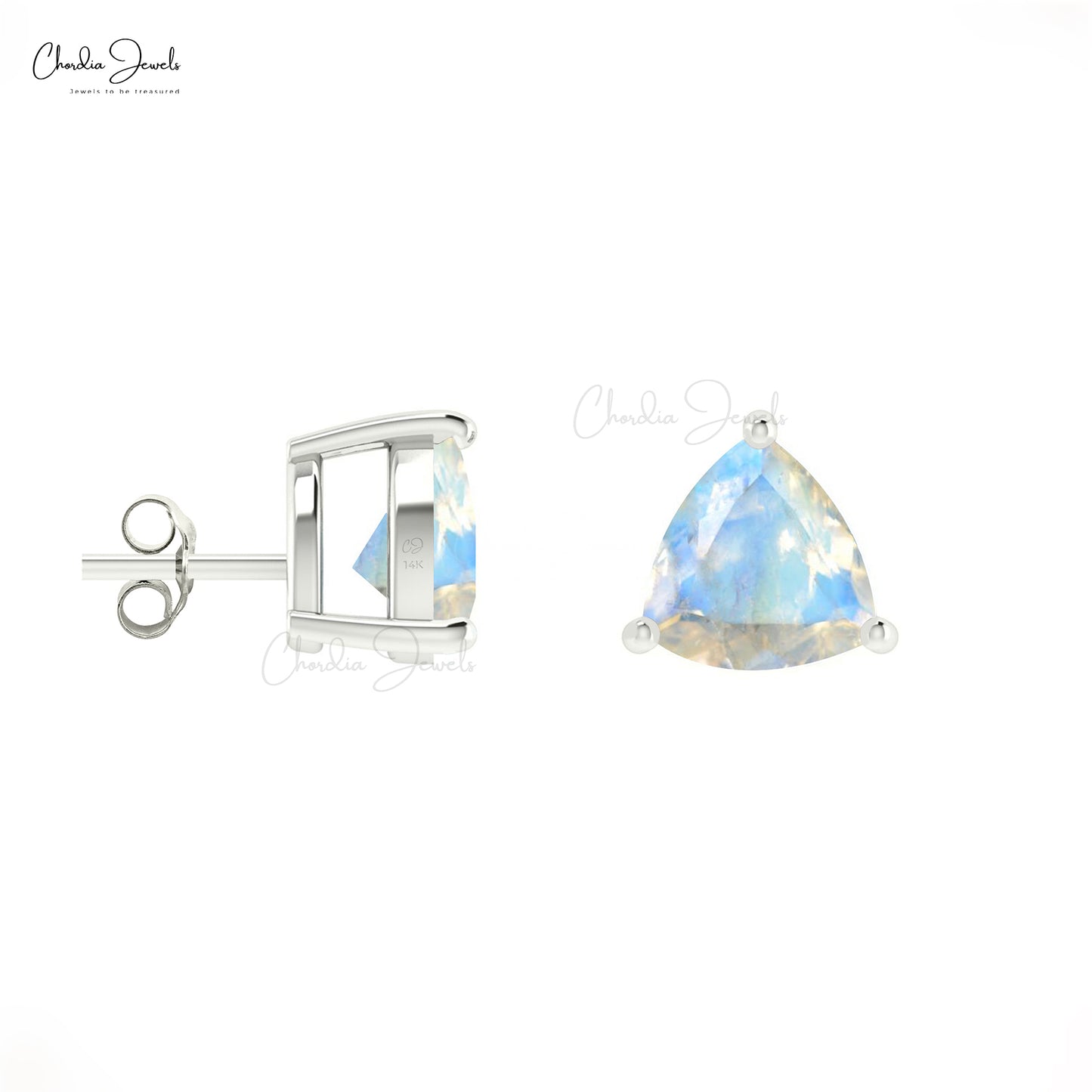 Opal Stud Earrings (4mm) – LE Jewelry Designs