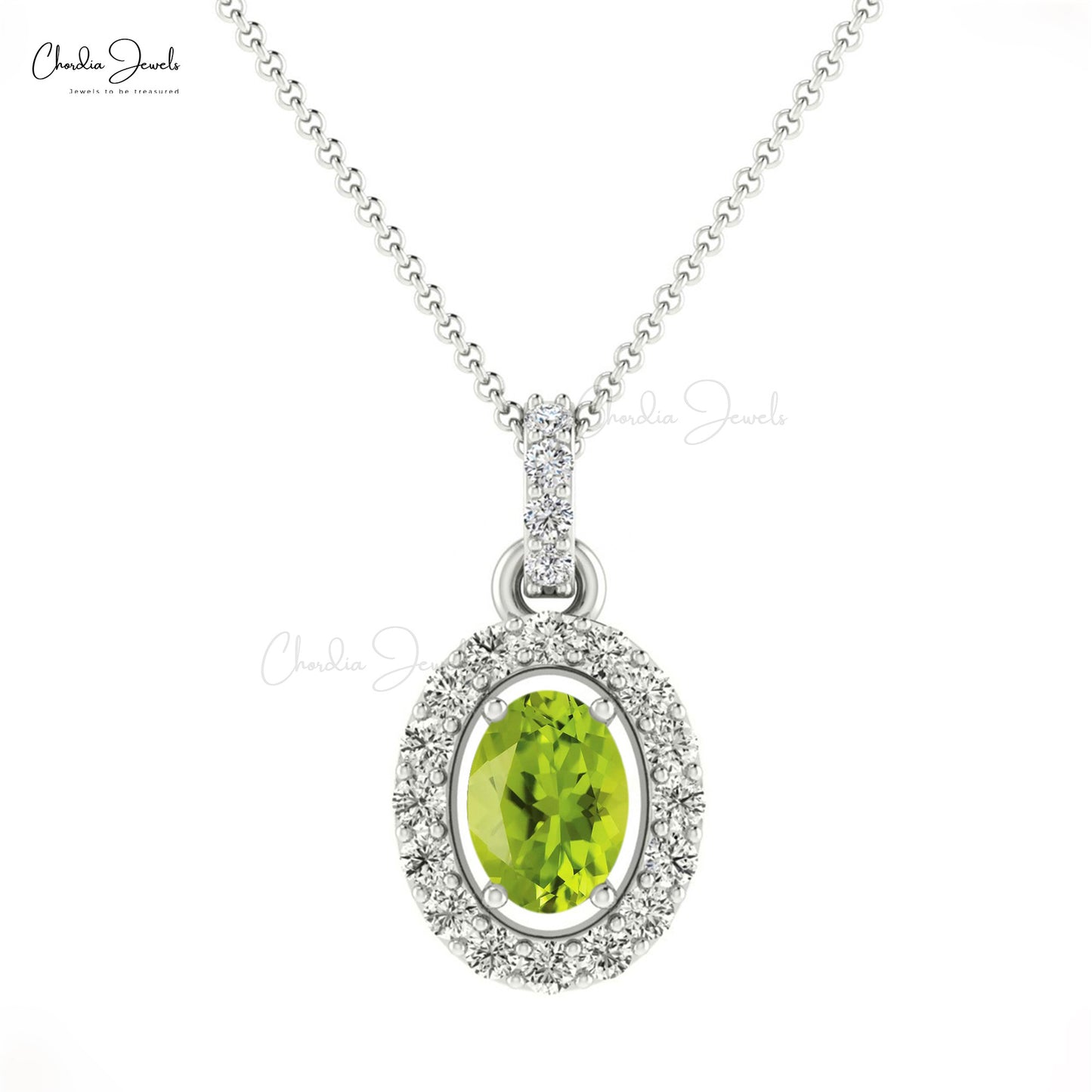 Diamond Halo Pendant