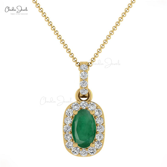 Oval Gemstone Pendant