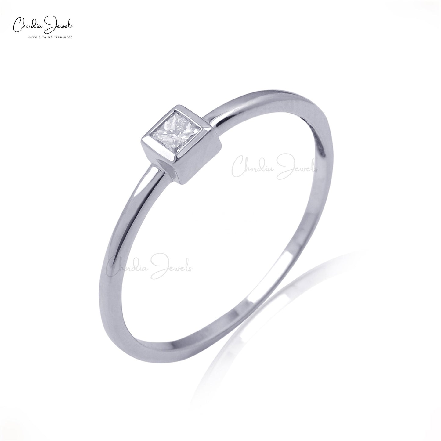 Square Diamond Ring