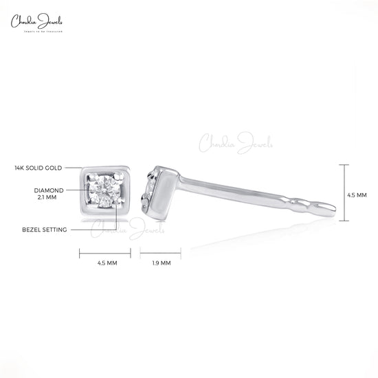 Diamond Solitaire Studs