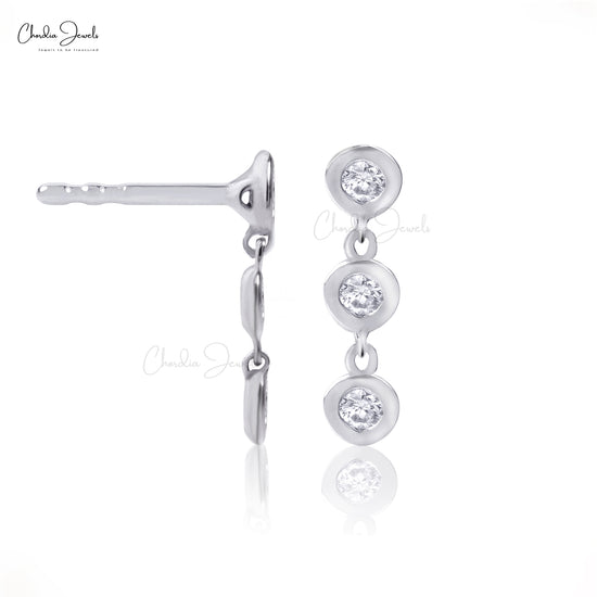 Genuine Diamond Earrings