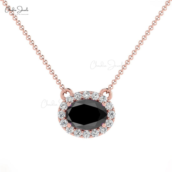 Happy Jewellery Latest Rose Gold American Black Diamond Necklace Crystal rose  Gold-plated Gold-plated Plated Stainless Steel Necklace Price in India -  Buy Happy Jewellery Latest Rose Gold American Black Diamond Necklace Crystal