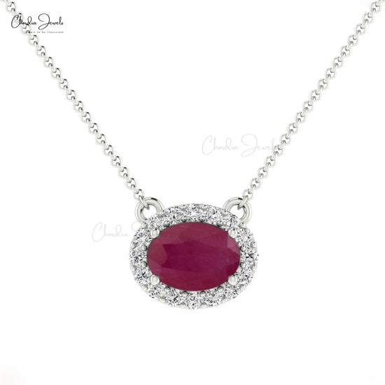 Diamond Halo Necklace