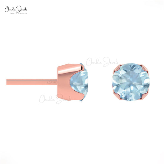 Solitaire Studs for Gift
