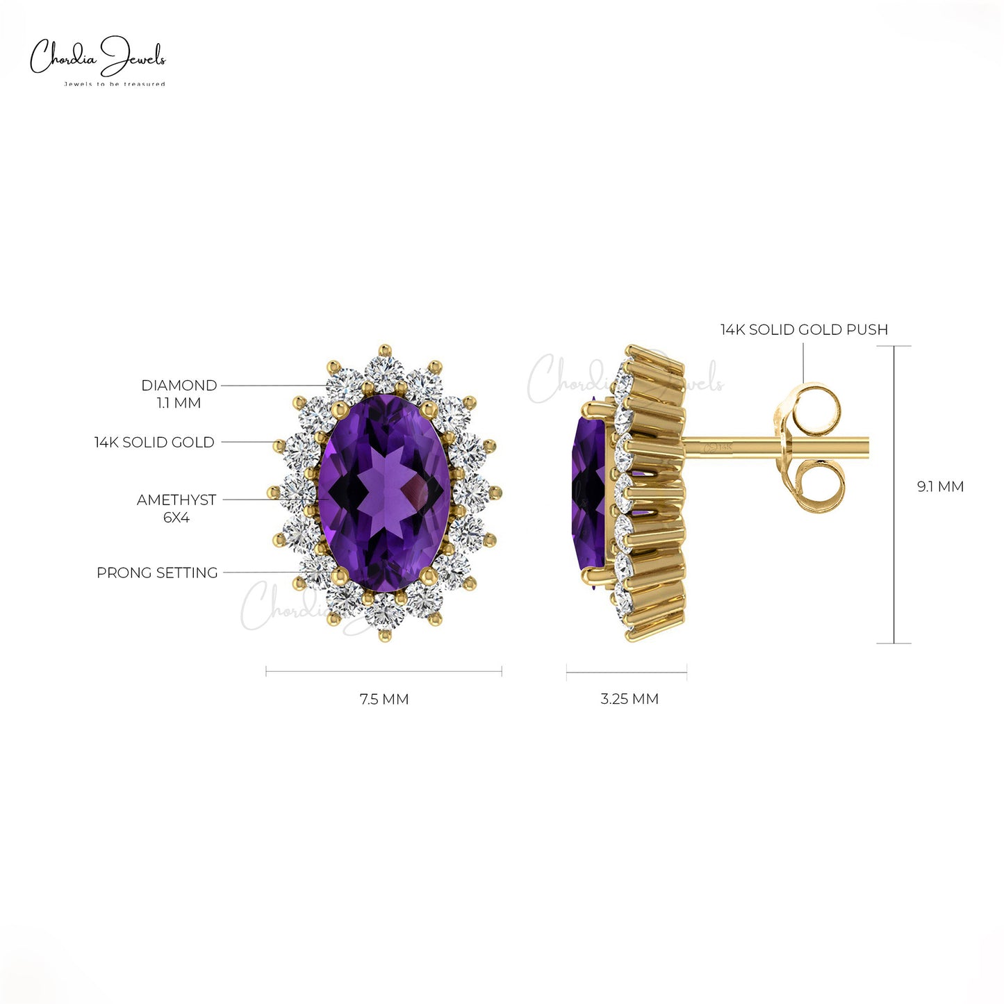 Delicate Gemstone Earrings