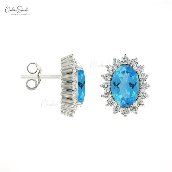 14k Solid Gold Studs Earrings