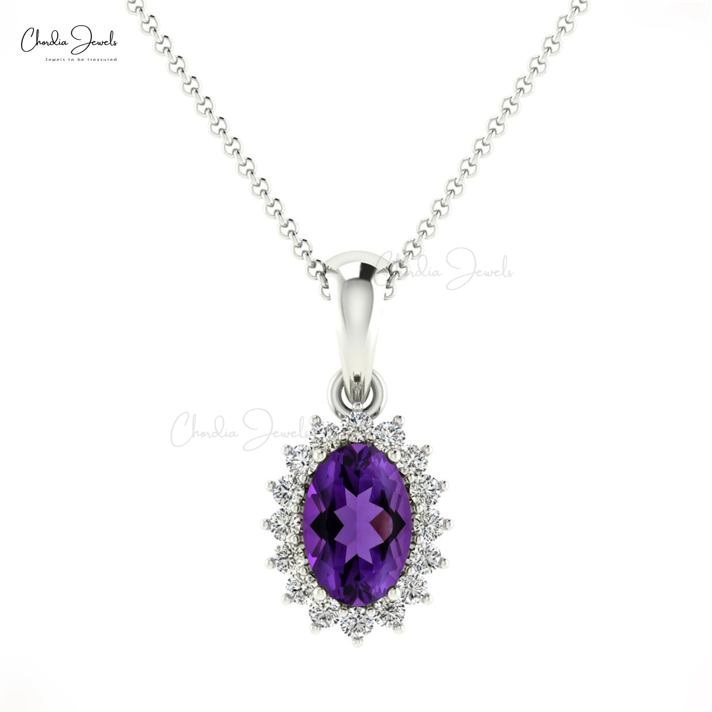 Purple Amethyst Pendant