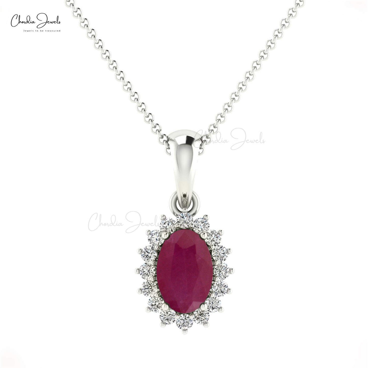 Natural Ruby Pendant