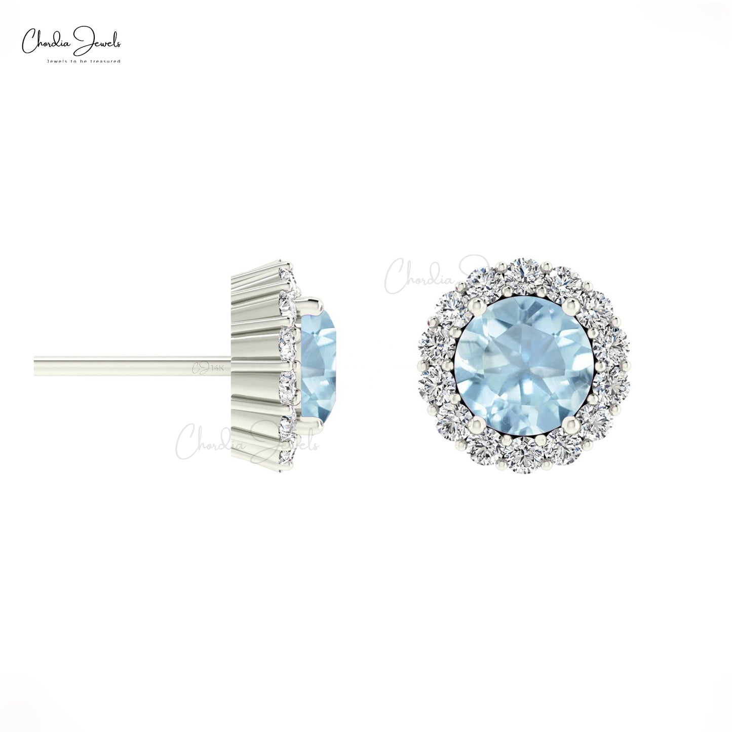 Aquamarine Earring