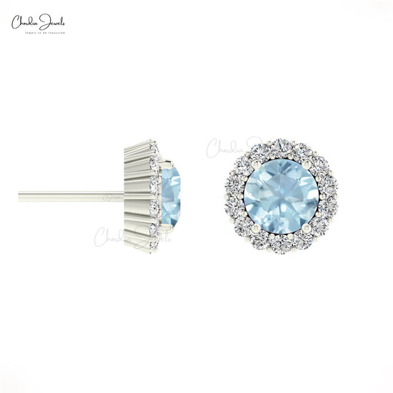 Aquamarine Earring
