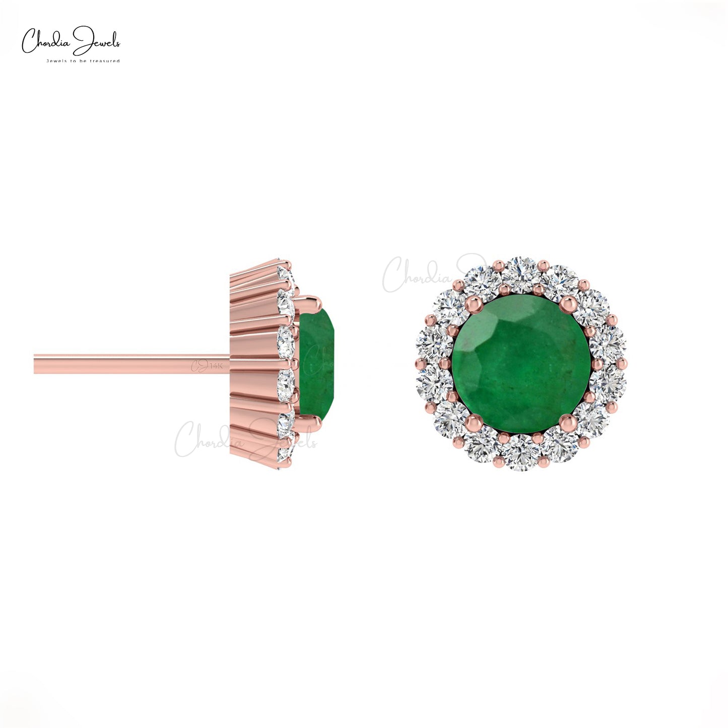 Real Emerald Earrings