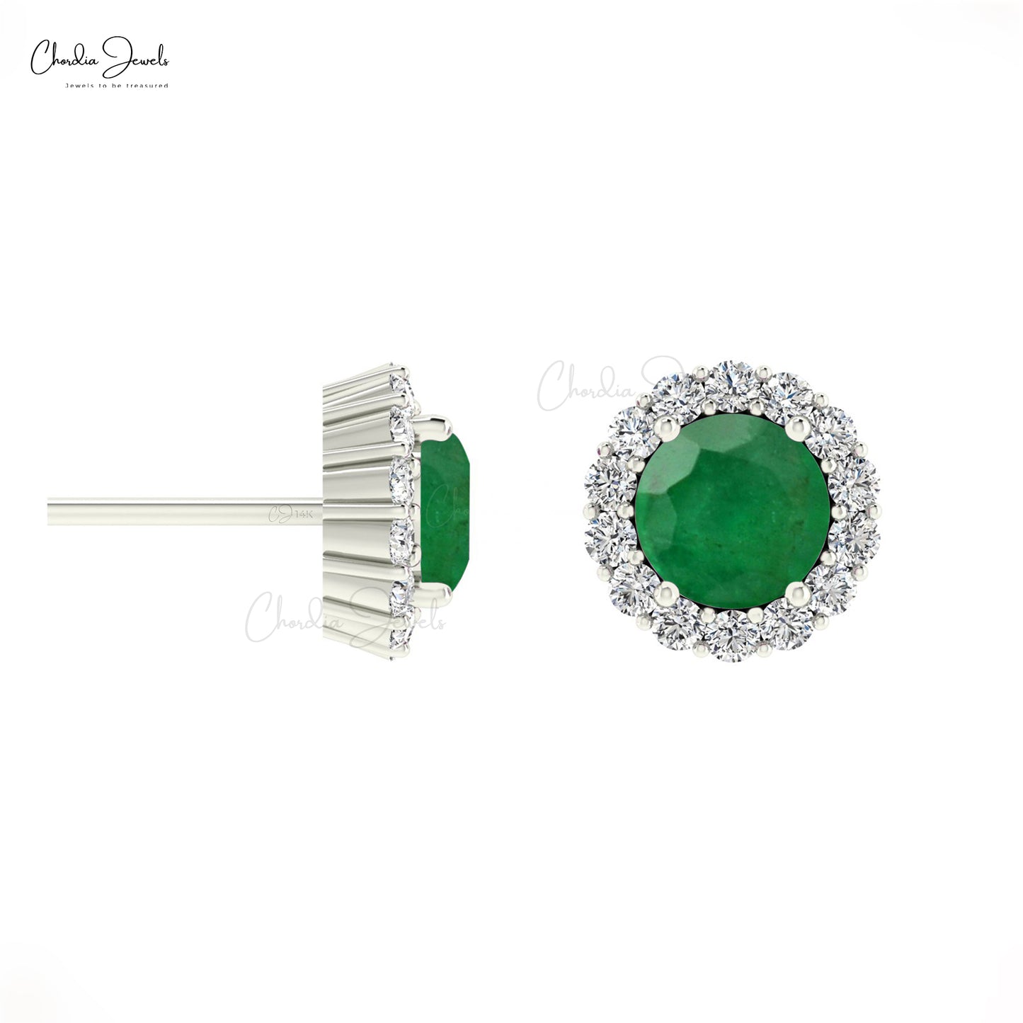 emerald earrings for women