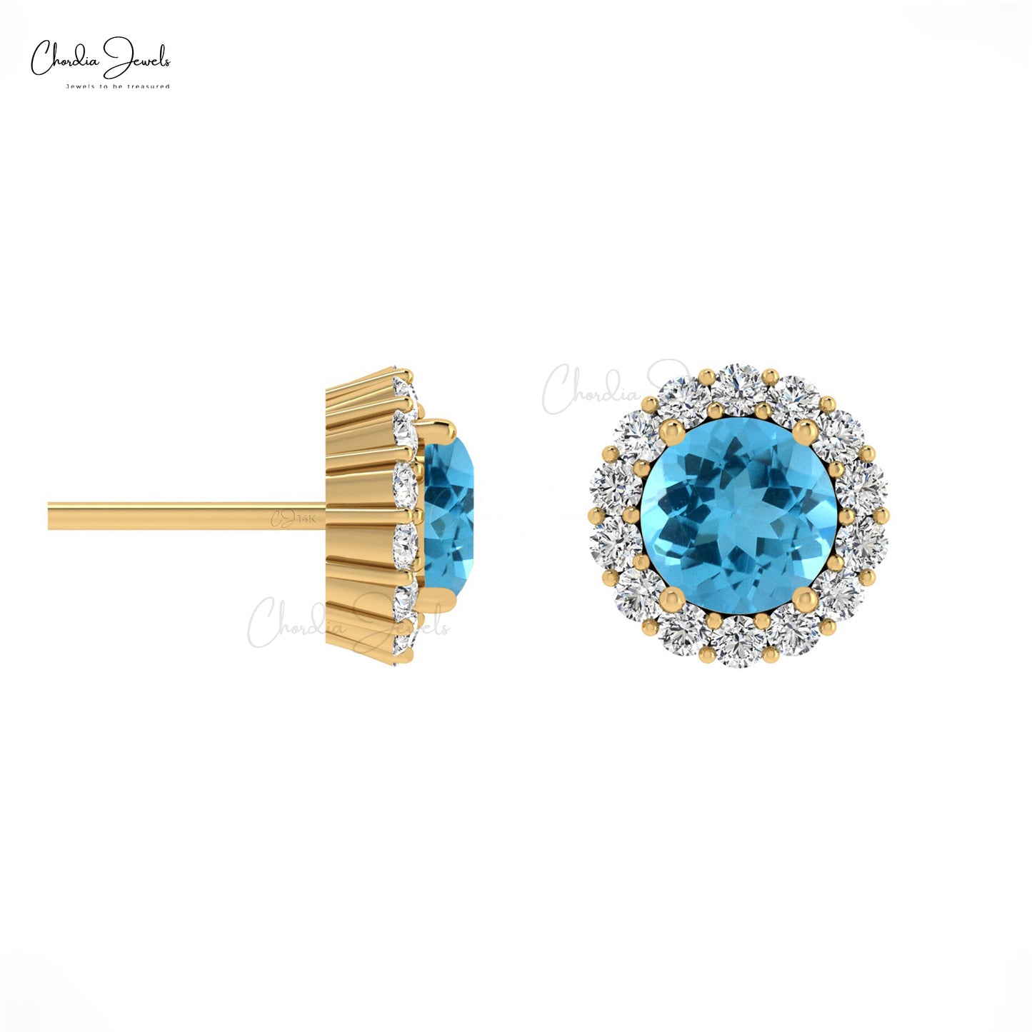 Prong Set Earrings