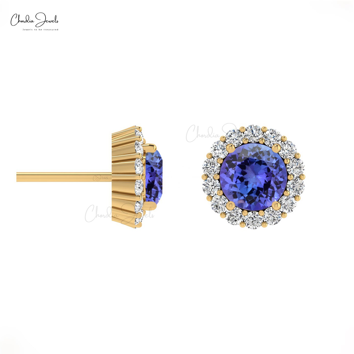 Push Back Stud Earrings