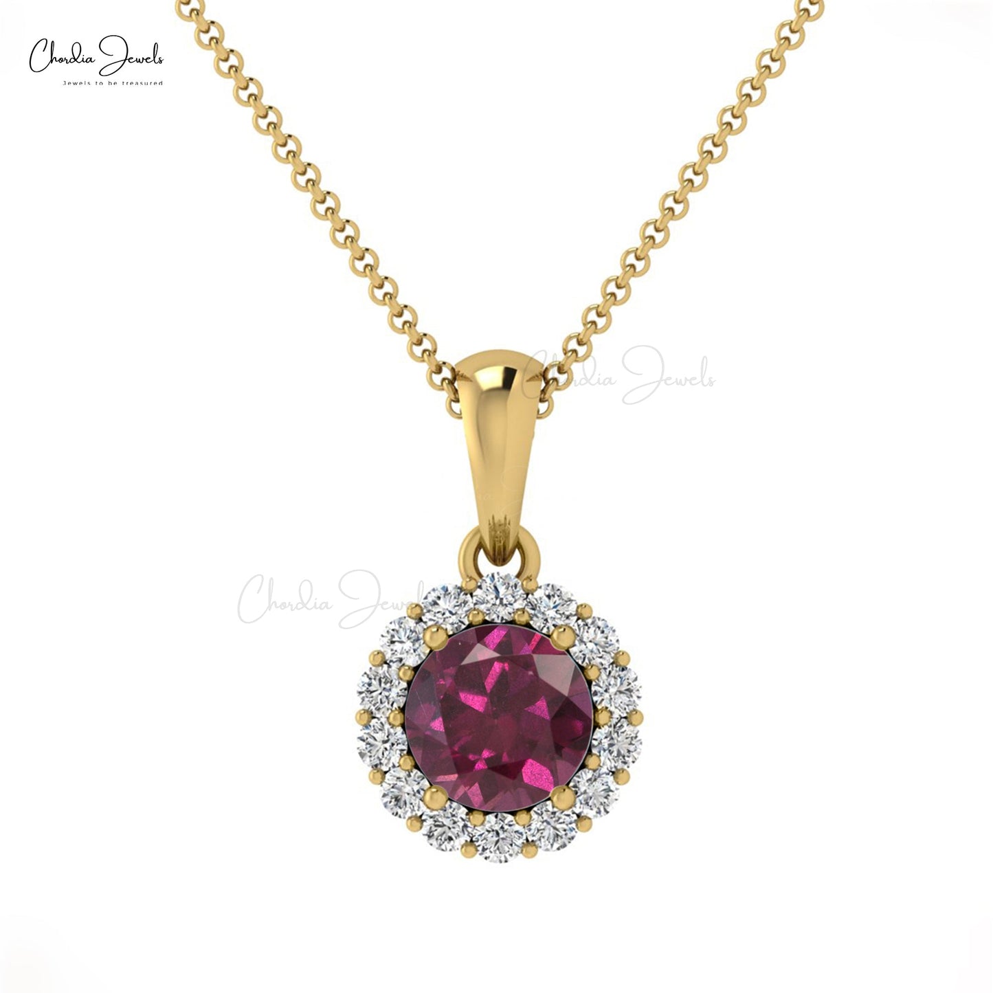 Buy Rhodolite Garnet Pendant