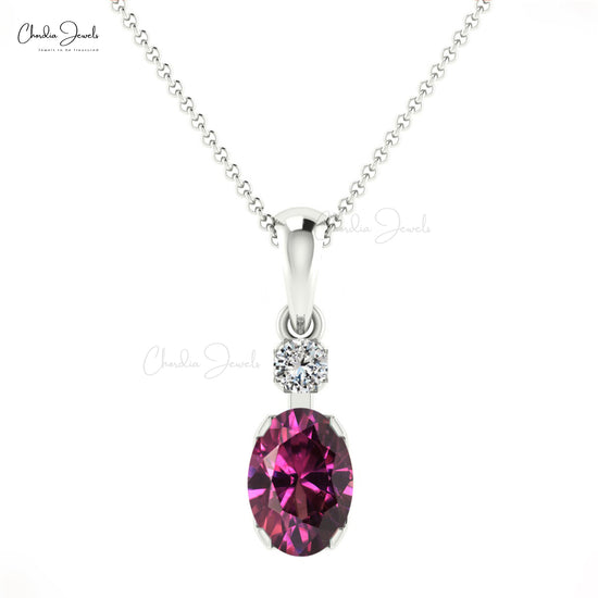 Natural Rhodolite Pendant