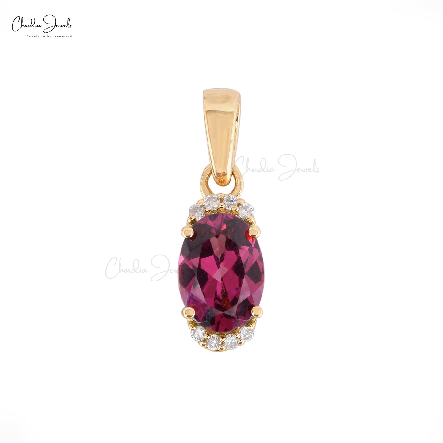 Diamond Half Halo Pendant