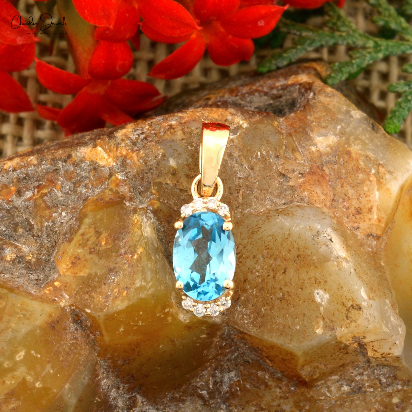 Buy Blue Topaz Pendant