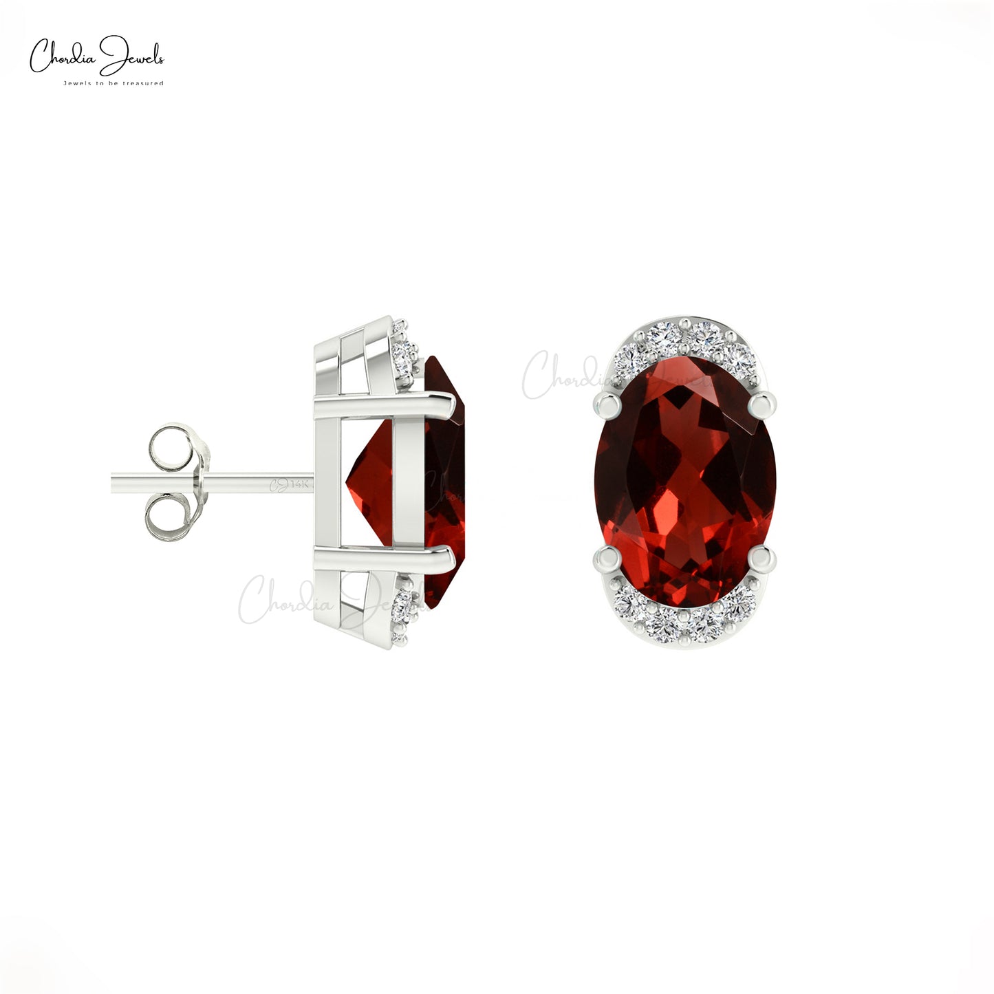Load image into Gallery viewer, January Birthstone Earring
