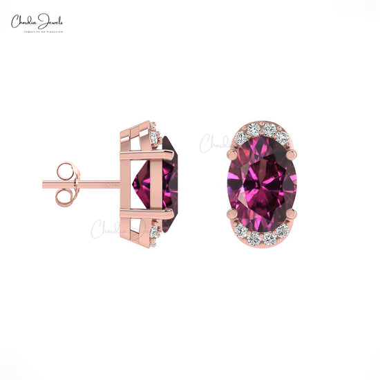 Black Diamond Stud Earrings | Bijoux Majesty